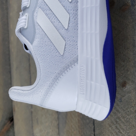 adidas QT Racer Sport Women's Running Shoe Cloud White Semi Night Flash NEW - Picture 7 of 8